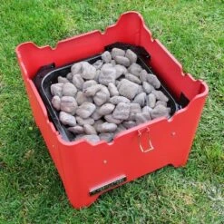 Permasteel Square Portable Charcoal Grill PG-40C10-RD - Red -Home Improvement Store GUEST 4d82e285 690b 4ca9 8064 132eb4d2c4b7