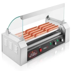 Olde Midway Electric Hot Dog Roller Grill Cooker With Glass Cover, Commercial Grade Machine -Home Improvement Store GUEST 4eb6f097 3c6a 46d2 ab31 598ed5b25e12