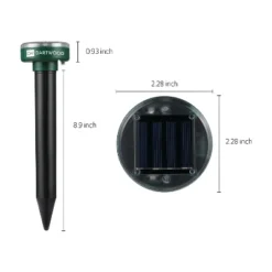 Dartwood Outdoor Solar Ultrasonic Pest And Mole Repellent For Groundhogs, Rats, Mice, Snakes In Your Gardens, Lawns And Yards (2 Pack) 10 Dartwood Outdoor Solar Ultrasonic Pest And Mole Repellent For Groundhogs, Rats, Mice, Snakes In Your Gardens, Lawns And Yards (2 Pack) -Home Improvement Store GUEST 4f2cb030 7561 49dc a1e3 130ac2a37113