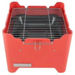 Permasteel Square Portable Charcoal Grill PG-40C10-RD - Red -Home Improvement Store GUEST 501b5c4b fac5 437e 88c3 70ea25f73156