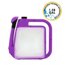 CENTURION 1.5 Gallon Folding Spout Transparent Watering Can Storage Container With Rotate Nozzle Sprayer For Outdoor Gardening, Lavender -Home Improvement Store GUEST 522987db a901 40d8 a56e 70df687ddadd