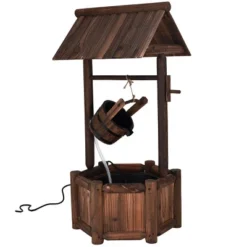 Costway Garden Rustic Wishing Well Water Fountain Wooden Outdoor Electric Backyard Pump 15 Costway Garden Rustic Wishing Well Water Fountain Wooden Outdoor Electric Backyard Pump -Home Improvement Store GUEST 53a5aec1 fa69 47dd a783 3c5e4def1ae5
