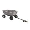 Gorilla Carts 800 Pound Capacity Heavy Duty Poly Yard Garden Steel Dump Utility Wheelbarrow Wagon Cart With 2 In 1 Towing ATV Handle, Gray -Home Improvement Store GUEST 542ed3b5 06d1 4d98 8c28 2605742b1e66