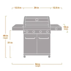 4-Burner Propane Stainless Steel Gas Grill With ClearView Lid Model 41847NG - Monument Grills 25 4-Burner Propane Stainless Steel Gas Grill With ClearView Lid Model 41847NG - Monument Grills -Home Improvement Store GUEST 54daaf46 c9f1 4374 9be1 2dcf8602f4e8