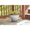 Westlake Large 15 In. Galvanized Finish With Bronze Trim Planter - Southern Patio -Home Improvement Store GUEST 57519e17 b68f 43af b423 d4ef642293c6
