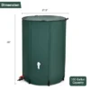 Costway 100 Gallon Portable Rain Barrel Water Collector Collapsible Tank W/Spigot Filter