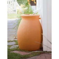 Rainwater Urn, 50 Gallon, 4' Hose Included, Brass Water Spigot, Removable Top -Home Improvement Store GUEST 59f92f04 f492 430c a0bf bbe97e274689