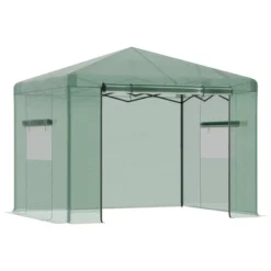 OutsunnyPortable Pop-up Walk-in Greenhouse With Roll-up Door -Home Improvement Store GUEST 5bc8b24a c977 4eba 9218 c086e7a20b73