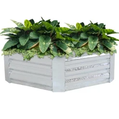 Sunnydaze Decor Sunnydaze Corrugated Galvanized Steel Hexagon Raised Garden Bed Kit For Vegetables, Plants, And Flowers - 40" W X 12" H 16 Sunnydaze Decor Sunnydaze Corrugated Galvanized Steel Hexagon Raised Garden Bed Kit For Vegetables, Plants, And Flowers - 40" W X 12" H -Home Improvement Store GUEST 5d65a6b9 a78b 48a0 ae01 485b5262b35c