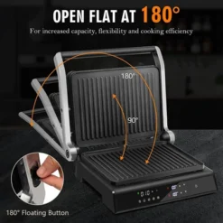 Costway Electric Panini Press Grill 1200W Sandwich Maker With Independent Temperature Control & Removable Drip Tray 15 Costway Electric Panini Press Grill 1200W Sandwich Maker With Independent Temperature Control & Removable Drip Tray -Home Improvement Store GUEST 5eb38558 e73d 416a b47f dddc7f1cb80b