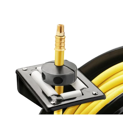 Fleming Supply Retractable Rubber Air Hose Reel, 20.75" X 7" X 19" 8 Fleming Supply Retractable Rubber Air Hose Reel, 20.75" X 7" X 19" - Image 6