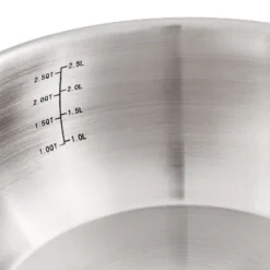 BergHOFF Belly Shape 18/10 Stainless Steel Sauce Pan With Glass Lid -Home Improvement Store GUEST 616bc492 70a1 4531 b3af 100ad8c19ef6