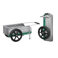 Tipke Manufacturing Company Foldit 2200 Do It All Portable Rust Resisting Aluminum Folding Utility Cart, 330 Lb Capacity, Green Stripe (2 Pack) -Home Improvement Store GUEST 61cacd05 8160 438b ba31 5c68bf5665f6
