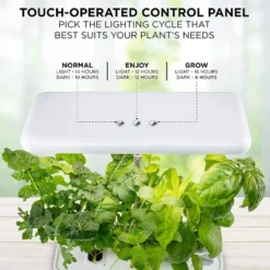 Ivation 7-Pod Indoor Herb Garden, Hydroponic Growing System Kit -Home Improvement Store GUEST 6687bb2c 06bd 4b5a 868e 858ee2174f30