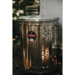 Behrens 20gal Galvanized Steel Composter Can With Lid -Home Improvement Store GUEST 68097238 326d 4dd6 8461 0c9c6d2fbfb0