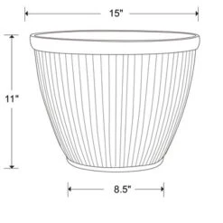 Westlake Large 15 In. Galvanized Finish With Bronze Trim Planter - Southern Patio 7 Westlake Large 15 In. Galvanized Finish With Bronze Trim Planter - Southern Patio -Home Improvement Store GUEST 686a052c 0f62 44a1 971e 71a792cb9dcb