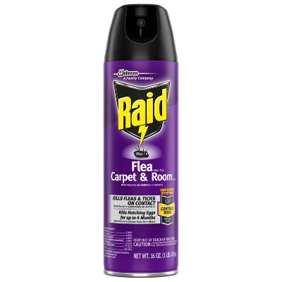 Raid Flea Killer Plus Carpet & Room Spray - 16oz 4 Raid Flea Killer Plus Carpet & Room Spray - 16oz - Image 2