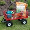 Sunnydaze Decor Sunnydaze Outdoor Lawn And Garden Heavy-Duty Durable Steel Mesh Utility Wagon Cart With Removable Sides -Home Improvement Store GUEST 6b56386b af87 45c0 8a9c 0c210b6ce628