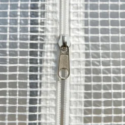 Outsunny 10' X 7' X 7' Walk-in Tunnel Greenhouse, Outdoor Plant Nursery With Quality PE Cover, Zipper Doors And Mesh Windows, White -Home Improvement Store GUEST 6b93ce74 8f53 4e4b 9515 bfc6be6a14fa