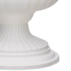 Southern Patio Dynamic Design 18 Inch Outdoor Home Resin Grecian Urn Versatile Planter Pot For Entryways And Backyard Patios, White -Home Improvement Store GUEST 6dd3fc88 f740 4c4f 9867 235455e91eb4