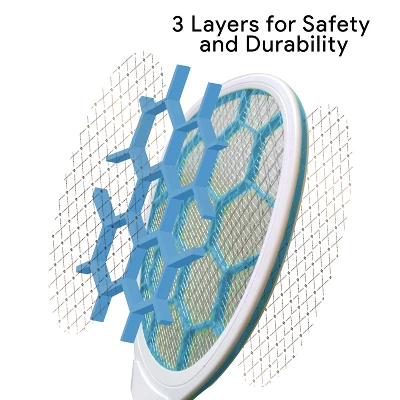 Dartwood Portable Bug Zapper, USB Rechargeable And Battery Powered Mosquito Killer, Insect Trap And Fly Swatter (2 Pack) 6 Dartwood Portable Bug Zapper, USB Rechargeable And Battery Powered Mosquito Killer, Insect Trap And Fly Swatter (2 Pack) - Image 4