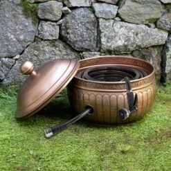 La Jolla Copper Finish Hose Pot With Lid - Good Directions -Home Improvement Store GUEST 7104df39 7e57 42a9 8179 1e840ee9d55f