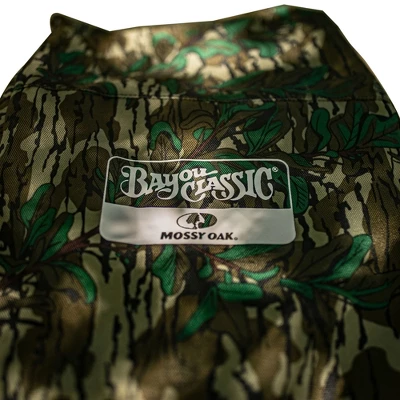 Bayou Classic Outdoor Custom Fit Camo Weatherproof Zippered Cover For Bayou Classic 700-725 2.5 Gallon Freestanding/Tabletop Fryer, Mossy Oak 4 Bayou Classic Outdoor Custom Fit Camo Weatherproof Zippered Cover For Bayou Classic 700-725 2.5 Gallon Freestanding/Tabletop Fryer, Mossy Oak - Image 2