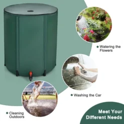 Costway 60 Gallon Portable Rain Barrel Collapsible Tank Water Collector Spigot Filter -Home Improvement Store GUEST 72b5410b 32e3 4326 894b 693949be70d5