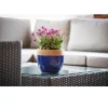 8" Ana Planter In Navy Finish - 2PK - Southern Patio -Home Improvement Store GUEST 74fb7165 12f9 4dc8 9831 02423b68f817