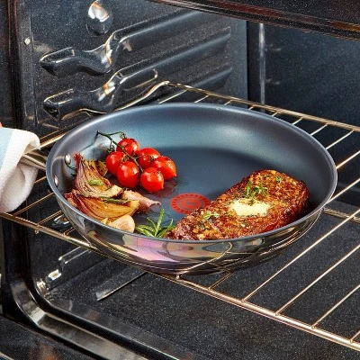 T-fal Platinum Unlimited Nonstick Stainless Steel 12" Fry Pan With Induction Base 5 T-fal Platinum Unlimited Nonstick Stainless Steel 12" Fry Pan With Induction Base - Image 3