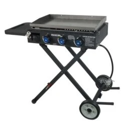 Razor Griddle Portable 3-Burner 30,000 BTU Gas Flattop Grill & Griddle Combo With 25" X 16" Cooking Surface Area, Foldable Cart & Side Shelf, Black 9 Razor Griddle Portable 3-Burner 30,000 BTU Gas Flattop Grill & Griddle Combo With 25" X 16" Cooking Surface Area, Foldable Cart & Side Shelf, Black -Home Improvement Store GUEST 76e74c2b aa2e 4fe2 b27f c74ddeeb8c6c