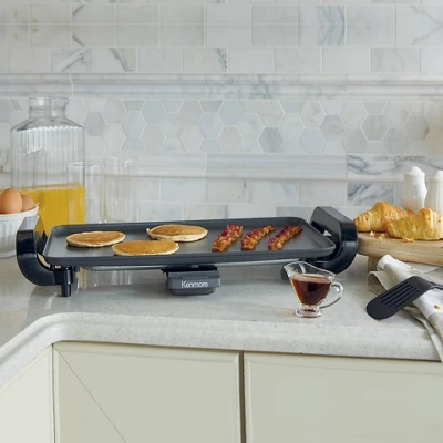 Kenmore Non-Stick Electric Griddle With Removable Drip Tray, 10"x18" 5 Kenmore Non-Stick Electric Griddle With Removable Drip Tray, 10"x18" - Image 3
