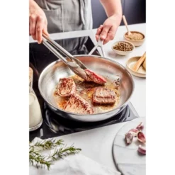 DEMEYERE Industry 5-Ply Stainless Steel Fry Pan -Home Improvement Store GUEST 78b74785 261f 49a5 be93 77b66e63c9ac