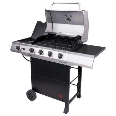 Char-Broil Performance Series Stainless Steel 4 Burner 32,000 BTU Outdoor Propane Gas Grill With 435 Square Inches Of Cooking Space And Side Burner 6 Char-Broil Performance Series Stainless Steel 4 Burner 32,000 BTU Outdoor Propane Gas Grill With 435 Square Inches Of Cooking Space And Side Burner - Image 4