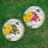 Northlight Set Of 2 "Love Today" Outdoor Floral Garden Stones 10" -Home Improvement Store GUEST 7b185032 aa05 4c8b 881b d3f55368ab6e