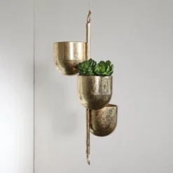 Sagebrook Home 4" Wide 3pc Hanging Metal Planters Gold 15 Sagebrook Home 4" Wide 3pc Hanging Metal Planters Gold -Home Improvement Store GUEST 7c281fc8 721e 4c72 9873 11bcbc692c4a