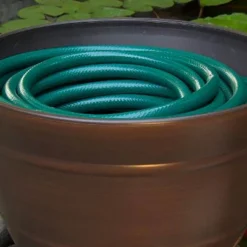 Liberty Garden Banded High Density Resin Hose Holder Pot With Drainage -Home Improvement Store GUEST 7c323375 3fc7 4f0d 9eaa 7d9700a236cb