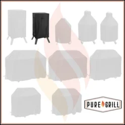 Pure Grill 30-inch Smoker BBQ Grill Cover For Electric Vertical Smokers, Universal Fit Cover 19" X 17" X 30" -Home Improvement Store GUEST 7c8f433c f2f7 4571 905d 1d3ac32c6fac
