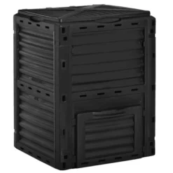 Outsunny Garden Compost Bin 80 Gallon Outdoor Large Capacity Composter Fast Create Fertile Soil Aerating Box, Easy Assembly -Home Improvement Store GUEST 7cebaea8 dd49 404c b431 bf26ee1ee63e