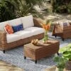 Brookfield Steel Wicker Patio Sofa - Light Brown - Threshold™ -Home Improvement Store GUEST 7f3c7231 05db 4c19 9535 cdd8dad40792