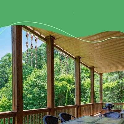 BIRD BLINDER 15" Large Coloured Reflective Bird Repellent, Silver Set Of 4 4 BIRD BLINDER 15" Large Coloured Reflective Bird Repellent, Silver Set Of 4 - Image 2