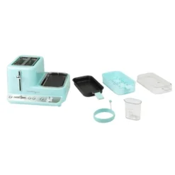 Nostalgia Electrics 3-in-1 Griddle Aqua -Home Improvement Store GUEST 81ac72d0 b969 4425 9cc7 791d221bbcef