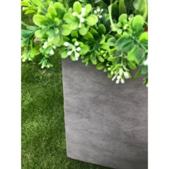 Rosemead Home & Garden, Inc.12" X 23" Rectangular Kante Lightweight Modern Outdoor Planter Natural Concrete