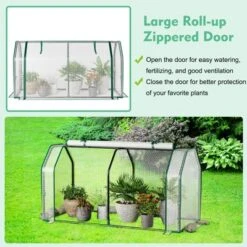 Costway 47.5''x 21.5''x 24''Portable Mini Greenhouse With 2 Zipper Doors & Ground Stakes 19 Costway 47.5''x 21.5''x 24''Portable Mini Greenhouse With 2 Zipper Doors & Ground Stakes -Home Improvement Store GUEST 861ffe51 4adb 43da 9627 c9708241f4c3