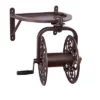 Liberty Garden LBG-710 Navigator Wall-Mounted 360 Degree Rotating Garden Hose Reel, Bronze, Holds 125-Feet Of 5/8 Inch Hose