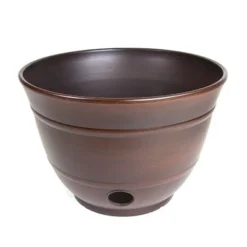 Liberty Garden Banded High Density Resin Hose Holder Pot With Drainage -Home Improvement Store GUEST 8f5a0d34 7c44 42bc 8782 a520a92e9da3
