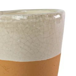 Gray Top Dipped Terracotta Planter - Foreside Home & Garden -Home Improvement Store GUEST 908e088c f4cd 4969 9029 8e3511407ab2