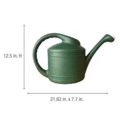 Southern Patio Large 2 Gallon Plastic Rainfall Garden Plant Watering Can, Green -Home Improvement Store GUEST 90be5741 bc18 40be 9b9c 8021110e409b