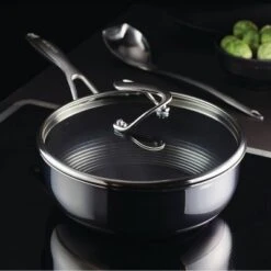 Circulon SteelShield C-Series 3pc Clad Tri-Ply Nonstick Chef Pan With Lid And Utensil Set 9 Circulon SteelShield C-Series 3pc Clad Tri-Ply Nonstick Chef Pan With Lid And Utensil Set -Home Improvement Store GUEST 91e38e22 bb28 46c3 8793 252a4b9dfbba