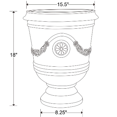 Porter Urn - Southern Patio 6 Porter Urn - Southern Patio - Image 4